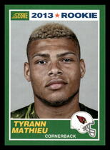 2013 Score Base Set #396 Tyrann Mathieu