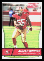 2016 Score Base Set #280 Ahmad Brooks