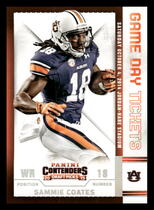 2015 Panini Contenders Draft Picks Game Day Tickets #38 Sammie Coates