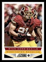 2013 Score Base Set #219 Ryan Kerrigan