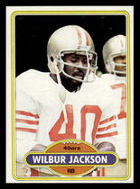 1980 Topps Base Set #302 Wilbur Jackson