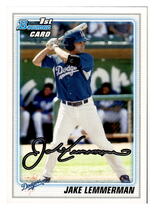 2010 Bowman Draft Prospects #BDPP46 Jake Lemmerman