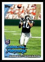 2010 Topps Base Set #315 Armanti Edwards