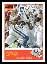 2019 Score Base Set #56 Jordan Wilkins