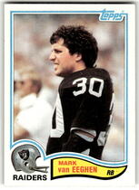 1982 Topps Base Set #199 Mark Van Eeghen