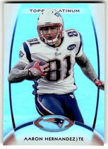 2012 Topps Platinum #4 Aaron Hernandez