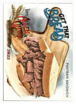 2022 Topps Allen & Ginter Get That Bread #GTB-6 Pastrami Sandwich