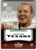 2011 Topps Rising Rookies #117 T.J. Yates