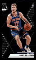 2019 Panini Mosaic #242 Ignas Brazdeikis