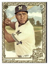 2019 Topps Allen & Ginter Gold Hot Box #39 Jesus Aguilar