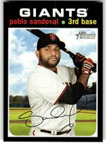 2020 Topps Heritage #110 Pablo Sandoval