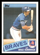 1985 Topps Base Set #292 Brad Komminsk