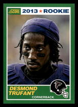 2013 Score Base Set #398 Desmond Trufant