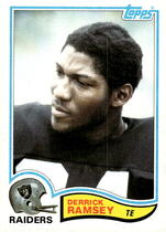 1982 Topps Base Set #197 Derrick Ramsey