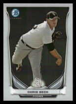 2014 Bowman Chrome Prospects #BCP43 Chris Beck