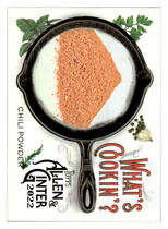 2022 Topps Allen & Ginter Whats Cookin #WC-6 Chili Powder