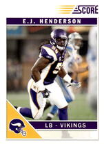 2011 Score Base Set #161 E.J. Henderson