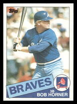 1985 Topps Base Set #410 Bob Horner