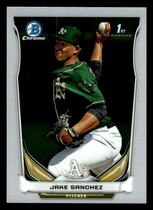 2014 Bowman Chrome Prospects Series 2 #BCP88 Jake Sanchez