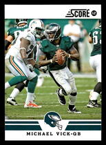 2012 Score Base Set #86 Michael Vick