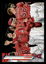 2020 Topps Base Set #19 Angels Team Card