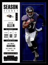 2017 Panini Contenders #38 Buck Allen