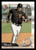 2019 Bowman Base Set #42 Chris Shaw
