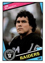 1984 Topps Base Set #114 Jim Plunkett