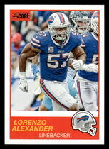 2019 Score Base Set #128 Lorenzo Alexander