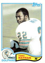 1982 Topps Base Set #133 Tony Nathan