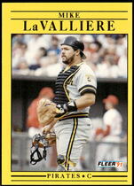 1991 Fleer Base Set #42 Mike Lavalliere