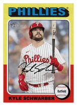 2024 Topps Heritage #161 Kyle Schwarber