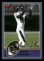 2003 Topps Base Set #27 Javin Hunter