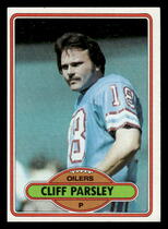 1980 Topps Base Set #343 Cliff Parsley