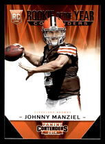 2014 Panini Contenders Rookie of the Year Contenders #1 Johnny Manziel