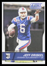 2016 Score Base Set #430 Jeff Driskel