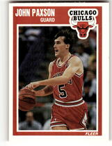 1989 Fleer Base Set #22 John Paxson
