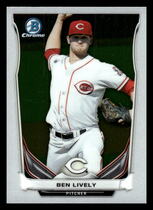 2014 Bowman Chrome Prospects Series 2 #BCP16 Ben Lively