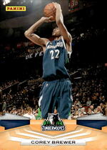 2009 Panini Base Set #212 Corey Brewer