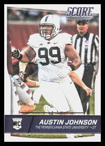 2016 Score Base Set #395 Austin Johnson