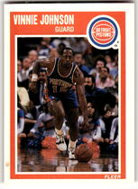 1989 Fleer Base Set #47 Vinnie Johnson