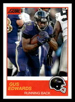 2019 Score Base Set #88 Gus Edwards