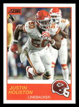 2019 Score Base Set #11 Justin Houston
