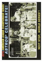 2020 Topps Heritage #201 Astros Celebrate