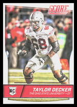 2016 Score Base Set #388 Taylor Decker