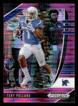 2020 Panini Prizm Draft Picks Pink Pulsar Prizm #98 Tony Pollard