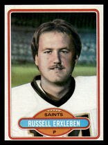 1980 Topps Base Set #164 Russell Erxleben