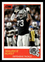 2019 Score Base Set #36 Maurice Hurst