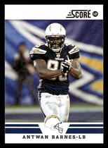 2012 Score Base Set #226 Antwan Barnes