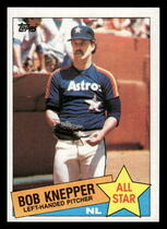 1985 Topps Base Set #721 Bob Knepper